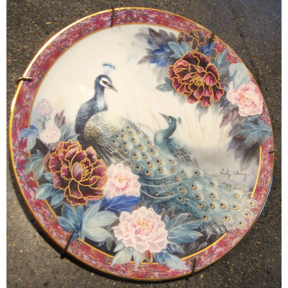 Vintage plate by Lily Chang Tranquility 1992 collectors